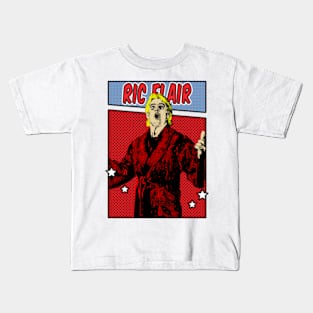 Ric Flair Pop Art Comic Style Kids T-Shirt